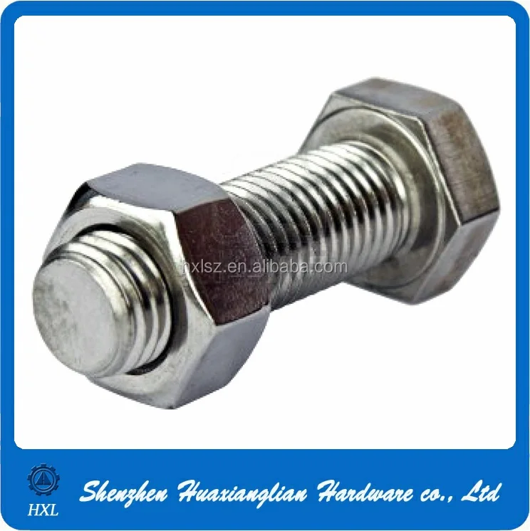 Standard Size Stainless Steel Hexagon Bolt And Nuts Made In China Buy