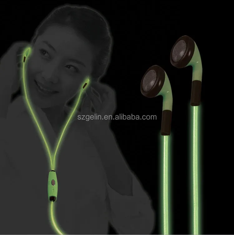 2014 newest El Wire Earphone,take action to enjoy the music rhythm!