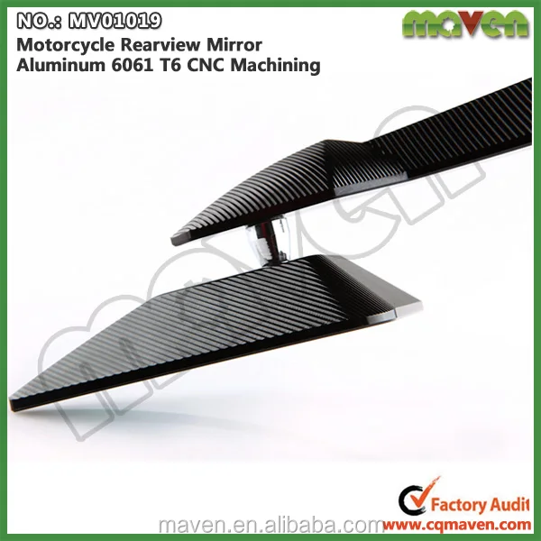 Maven Custom Aluminium Cnc Universal Moto Mirror Parts For Yamaha Bws