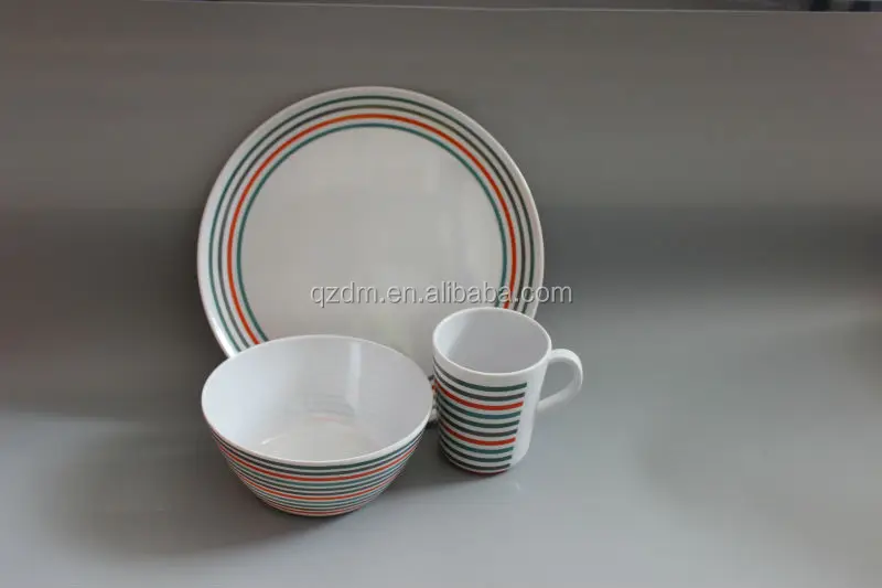 12 pcs melamine dinnerware sets tableware sets