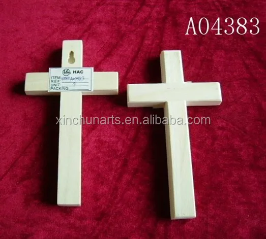 小さな木製十字架/木彫りクロス/ウッドクラフト十字架仕入れ・メーカー・工場