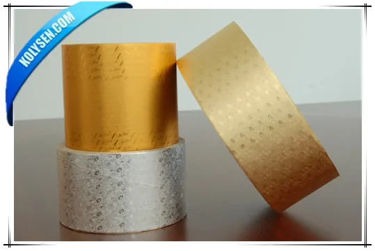 Gold color aluminum foil paper laminate aluminum sheet