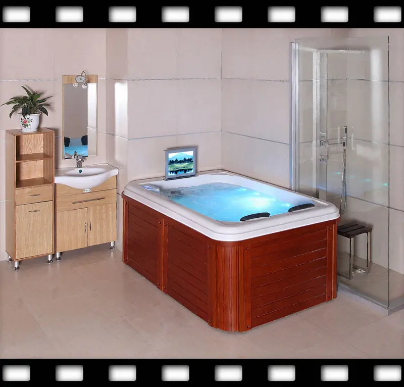 Hs291y Luxury Small Size Jet Whirlpool 2 Person Indoor Hot Tub With Tv Buy 2 Person Indoor