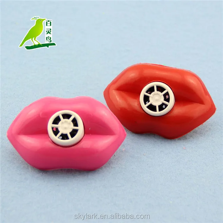 Kids Toy Children Plastic Small Whistle Lips Funny Whistle Buy Cheap