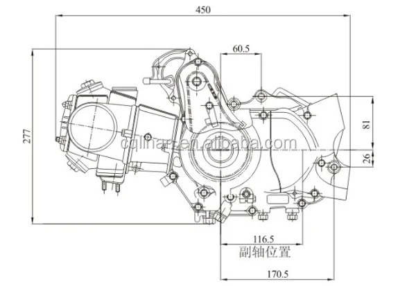 Genuine Air Cooled Zd125d Zongshen 125cc Engine With Reverse Gear For