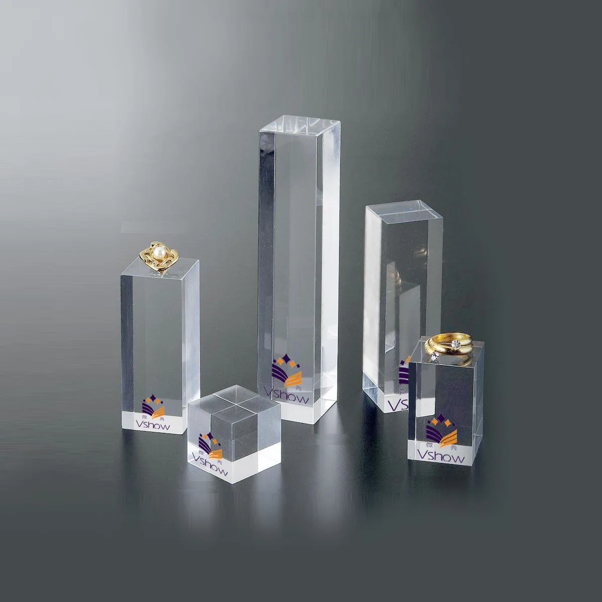 High Grade Clear Acrylic Risers Block/clear Solid Acrylic Display Cube
