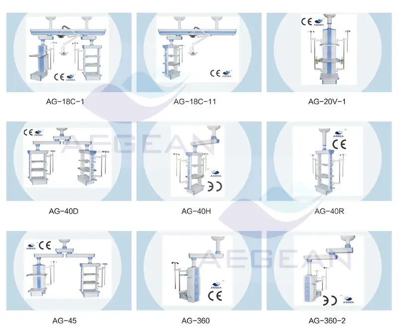 medical surgical pendant arms