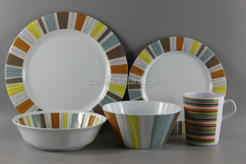 Reusable Plastic Dinnerware Set/Melamine Dinner Set