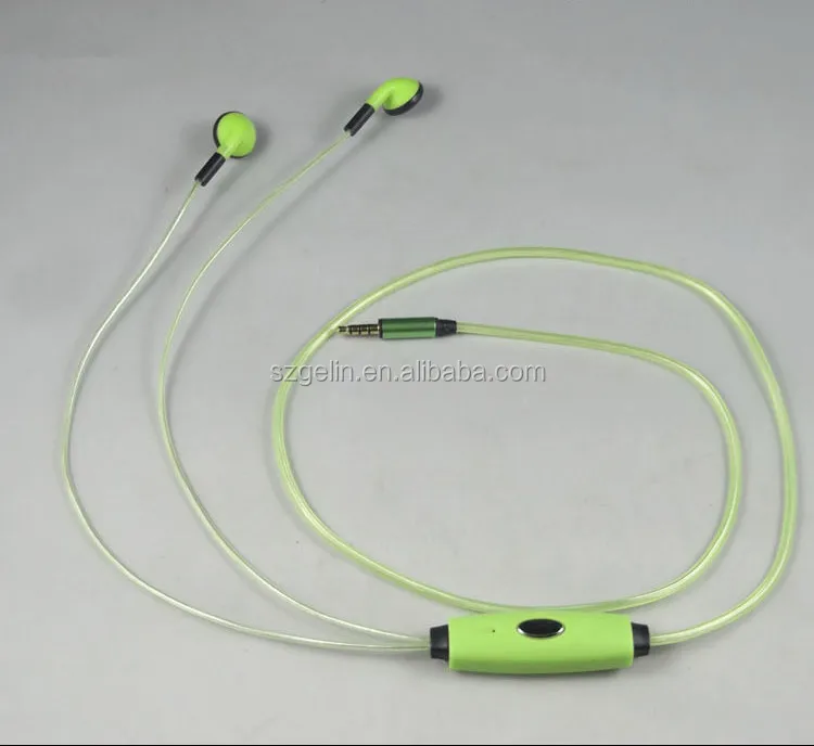2014 newest El Wire Earphone,take action to enjoy the music rhythm!