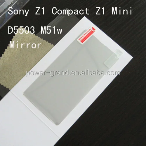 Mirror screen protector for Sony Z1 Compact Z1 Mini D5503 M51w- (2).jpg