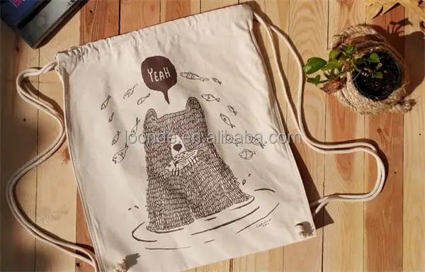 drawstring cotton bags wholesale