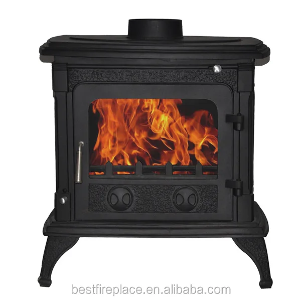 Wood Burning Stove Closed Combustion Fireplace View Wood Burning