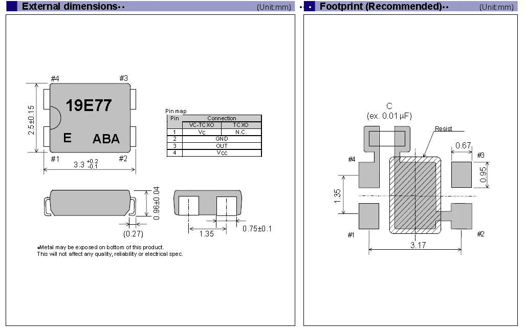 Epso TG-5010LH SMD TCXO VCTCXO OSC Crystal Oscillator 26mhz TG-5010LH 2.8V 2ppm 10pf In stock.jpg