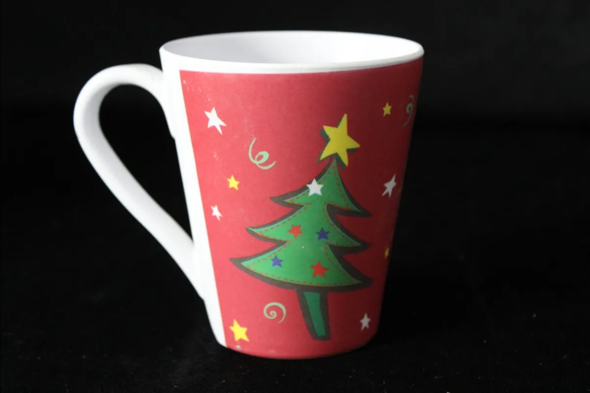 Melamine mug with handle
