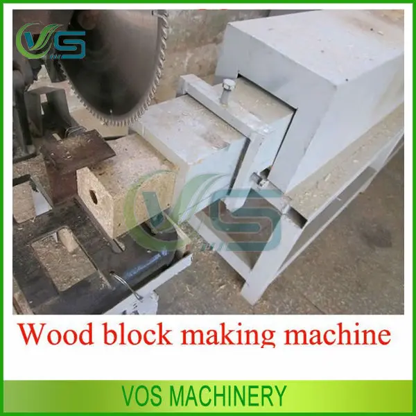 wood chip block making machine