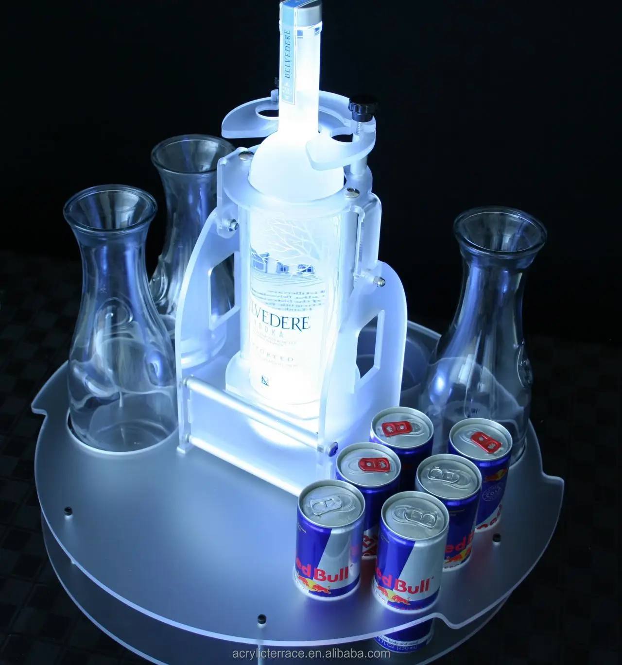 Ha14030104027acrylic Bottle Service Trayacrylic Hotel Serving Tray