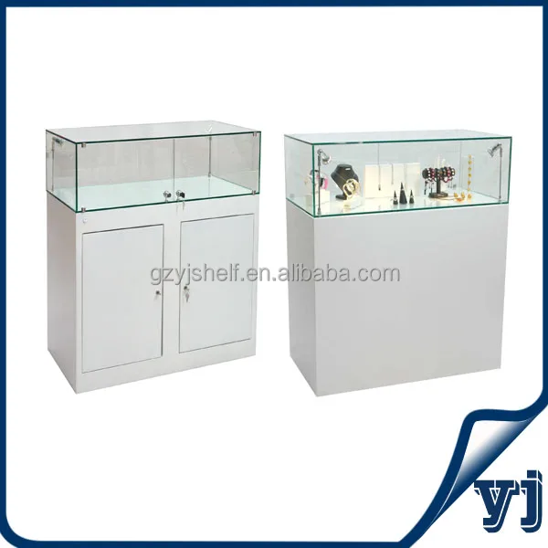 Charming Display Showcase Wooden Glass Cabinet Wood Sliding 8