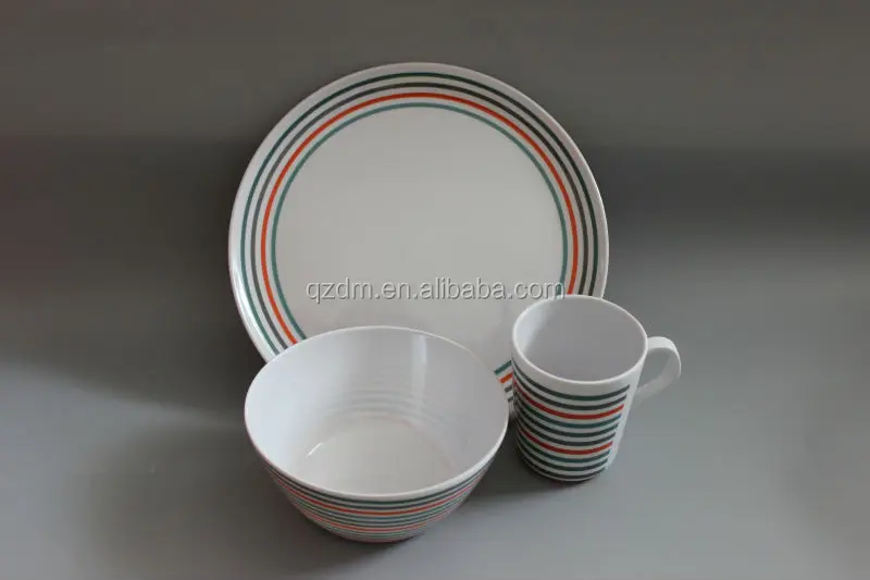 12 pcs melamine dinnerware sets tableware sets
