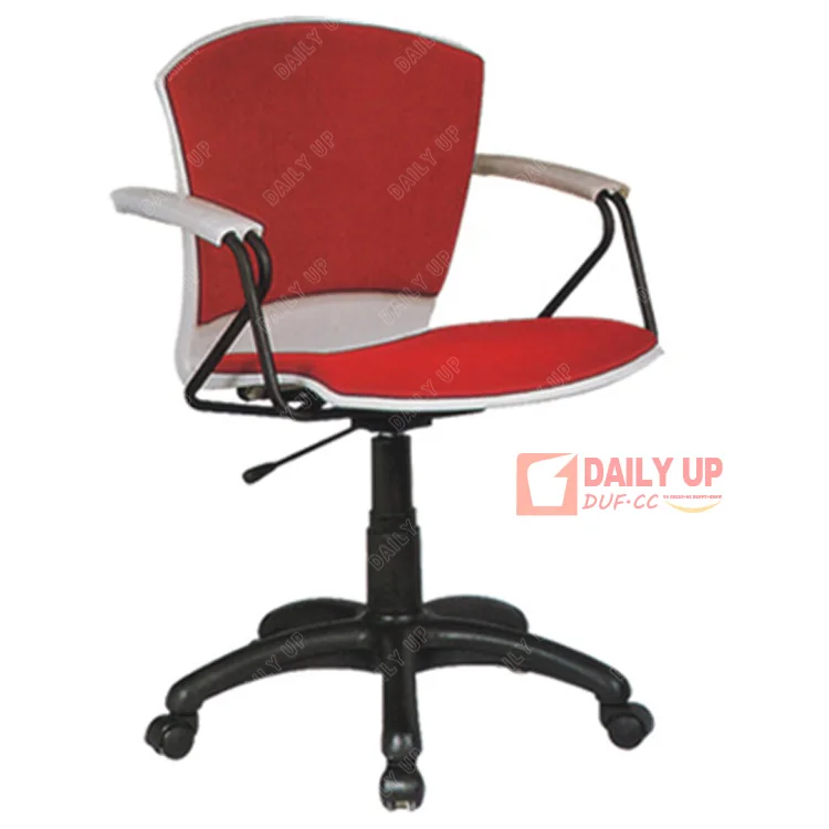 Company Office Chair Armrest Gleaming Base High Back Chair with Padded Sester Conference Hall Chair