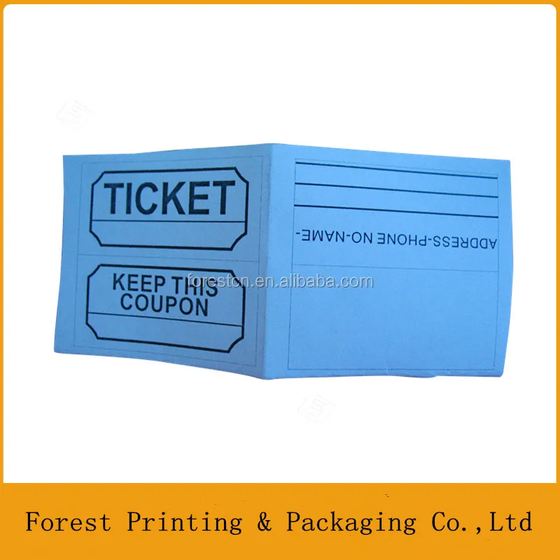 Perforated Ticket Paper,Perforation Arcade Ticket,Party Ticket - Buy ...
