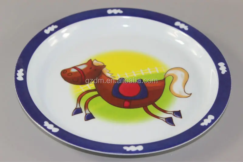 Christmas Gift Melamine Tableware Plate For Children