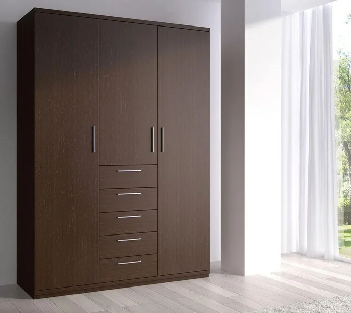 Ritz Bedroom Furniture Sliding Door White Solid Wood Wardrobe L