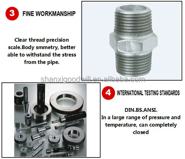 galvanized malleable iorn pipe fitting