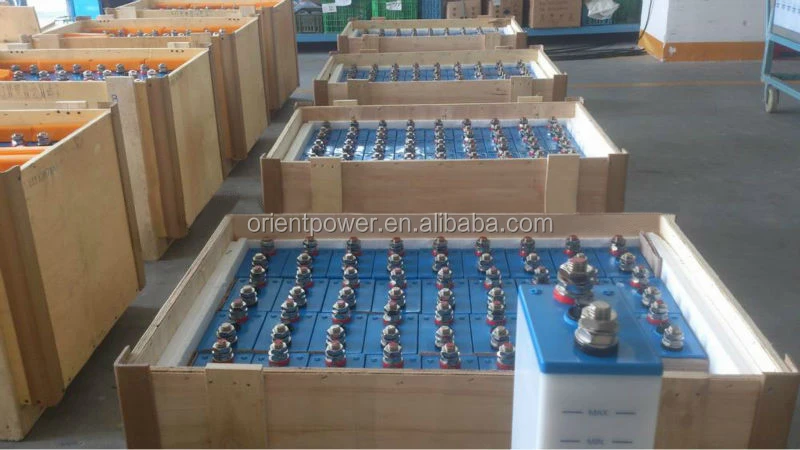 1000Ah solar nickel ion battery standard 20 years Life 11000 cycle Nickel Iron Battery for sale