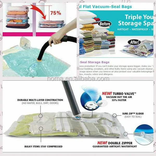 Top quality creative space compressed bags organizer