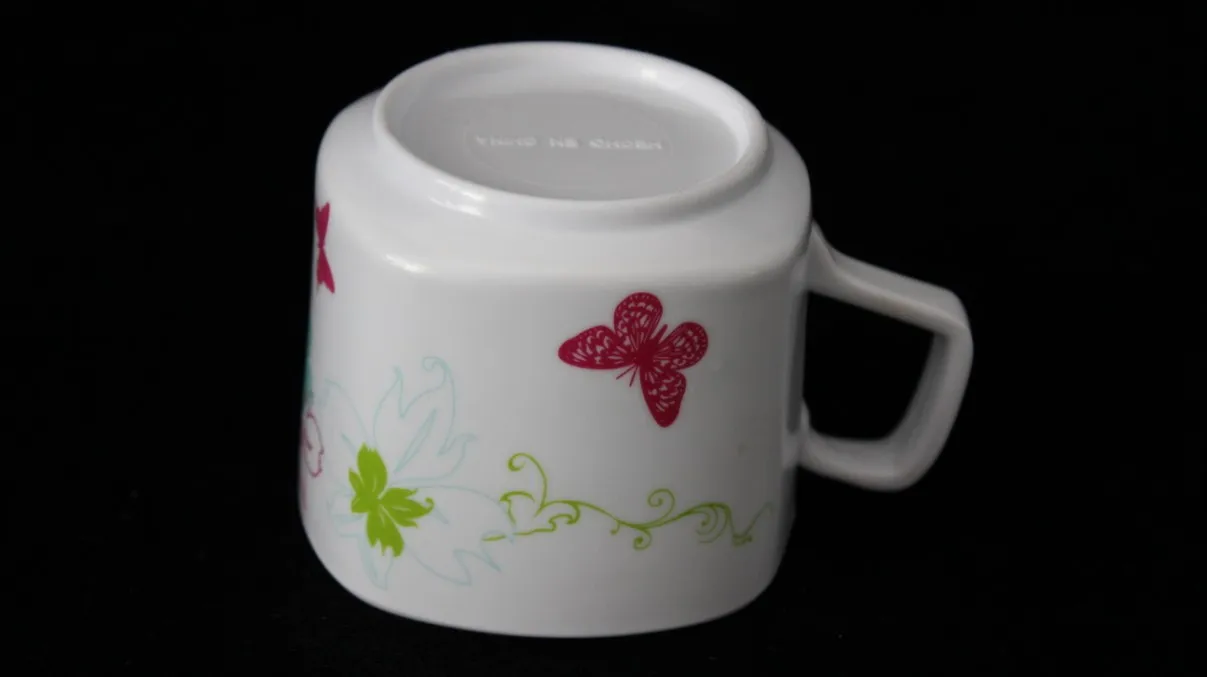 Melamine milk cup with handle