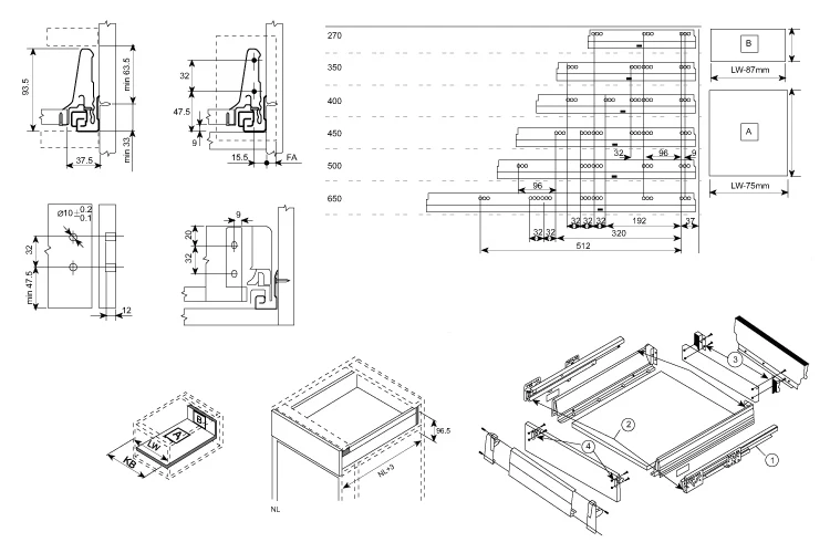 How To Measure Soft Close Drawer Slides