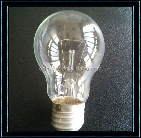 LONG LIFE E27 B22 clear & frosted incandescent bulbs 100w