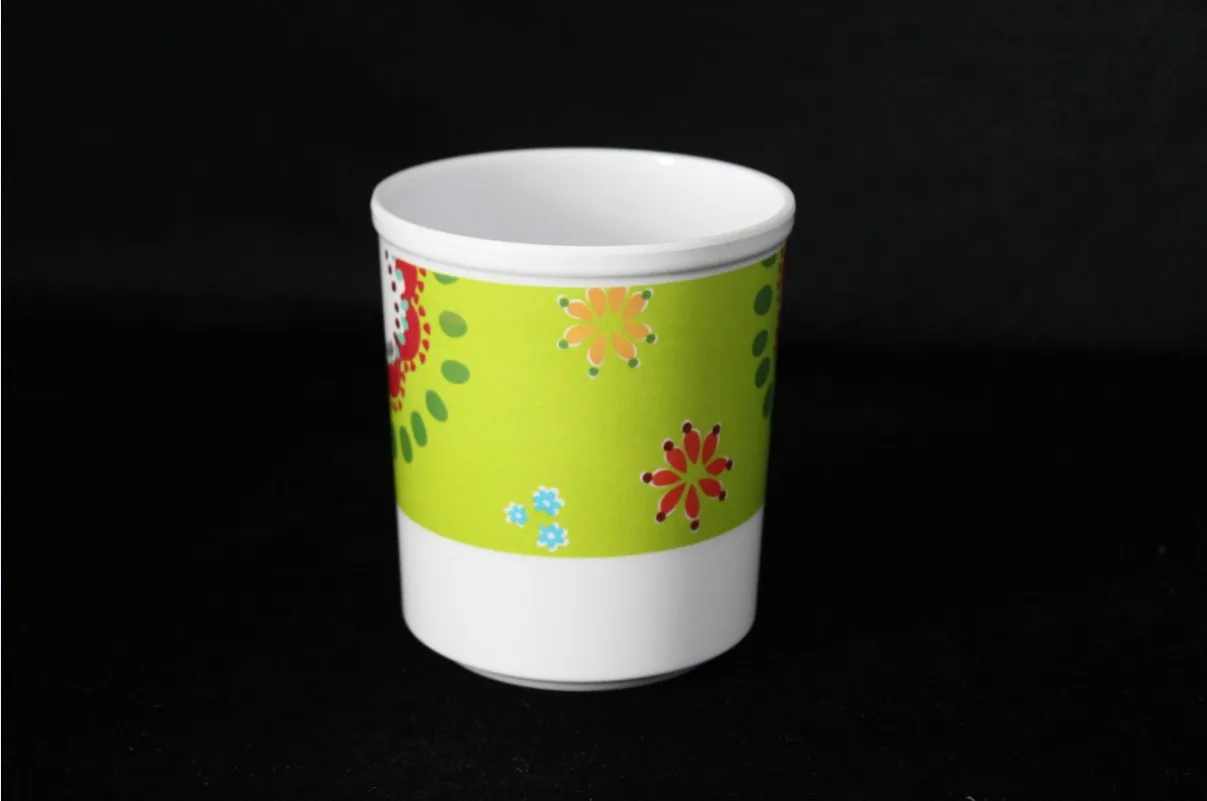 Custom printing melamine tea cup