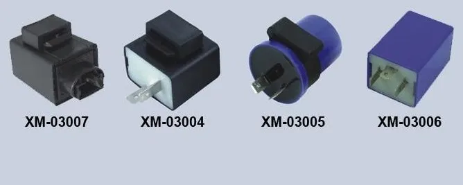 Motorcycle Turn Signal Electronic Flasher Relay 12V 3 Pins with Buzzer
