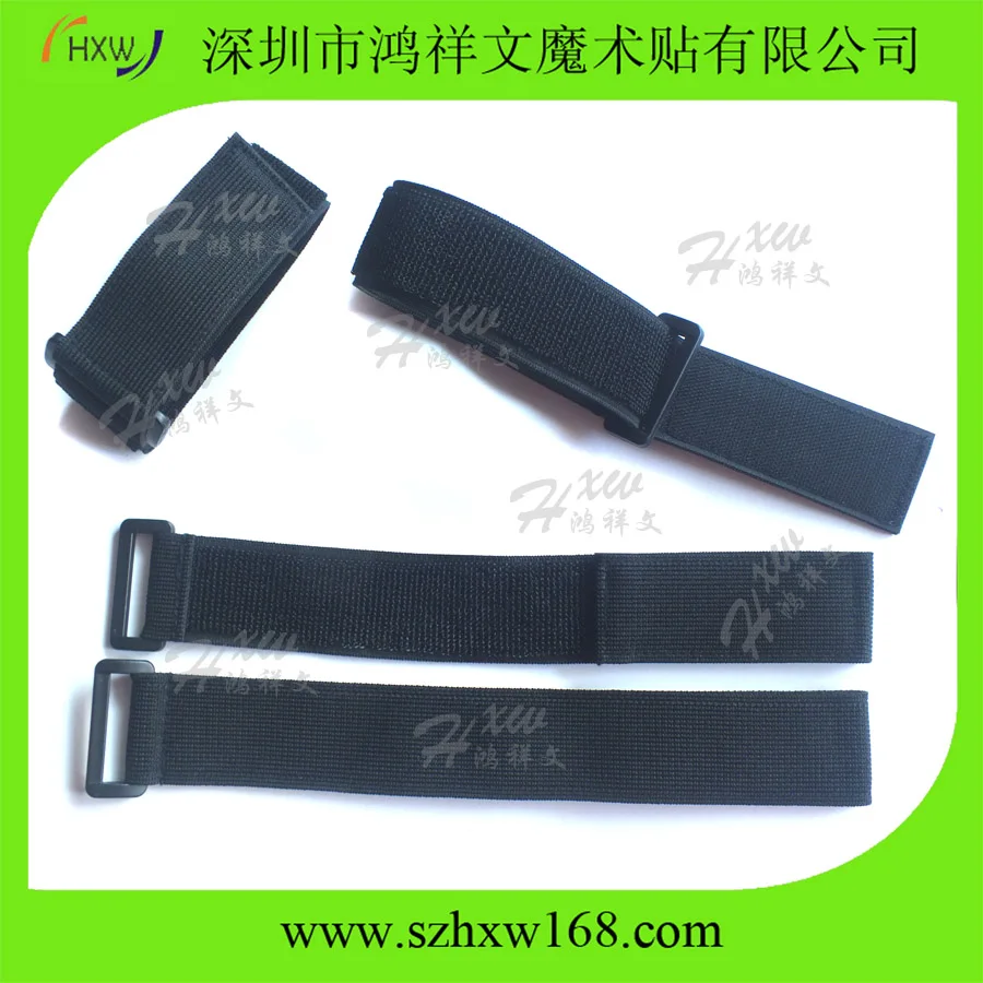 38mm*50cm Strong Elastic Hook Loop Reusable Tie Strap