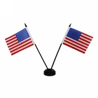 Promotion Product Decoration Table Flag Mini Meeting Flag Acceptable Custom Design