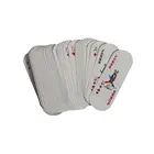 Oval shaped playing cards poker game card custom printing