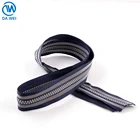 latest hot selling wholesale custom design derlin plastic zipper long chain