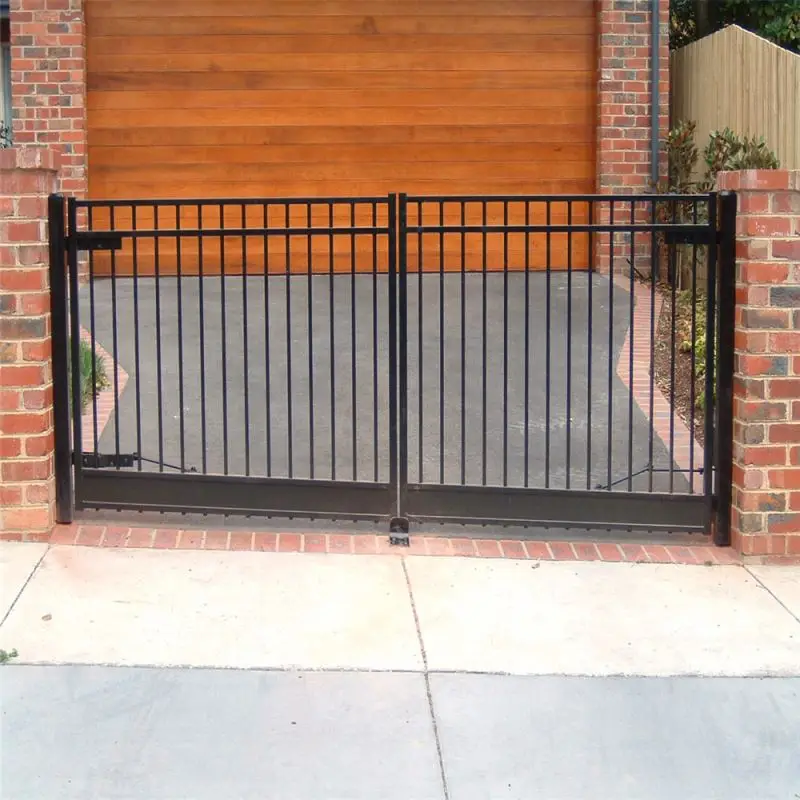 Pvc Coated Wrought Iron Single Swing Gate Buy Swing Gates Pvc Coated Swing Gates Wrought Iron Single Swing Gate Product On Alibaba Com