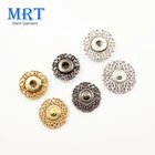 Metal Zinc Alloy Sewing Clothes 18mm Press Button, Ring Coat Snap Button With Logo
