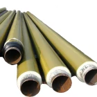 Yellow Jacket HDPE Insulation Coating Spiral Welded API API5L/ ASTM A53 / ASTM A106B /AS1163 Steel Pipe
