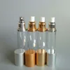 New style 15ml, 30ml, 50ml aluminum pink, silver, gold airless pump