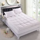 Good Quality Double Layer Goose Feather Filled Mattress Topper