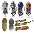 Wholesale Metal Bookmark Promotional Gift Bookmark Custom Etching Magnetic Bookmark