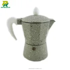 italy 3/6/9 cup expresso colored Aluminum coffee maker