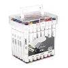 48 Colors Artist Alcohol Based Dual Tipped Twin Art Marker Set