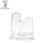 Crystal Decoration Pieces Geometric Solid Shape Crystal Obelisk for Holiday Gifts Home Decoration