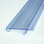 Wholesale PVC plastic price label holder Supermarket shelf tag hanging label holder