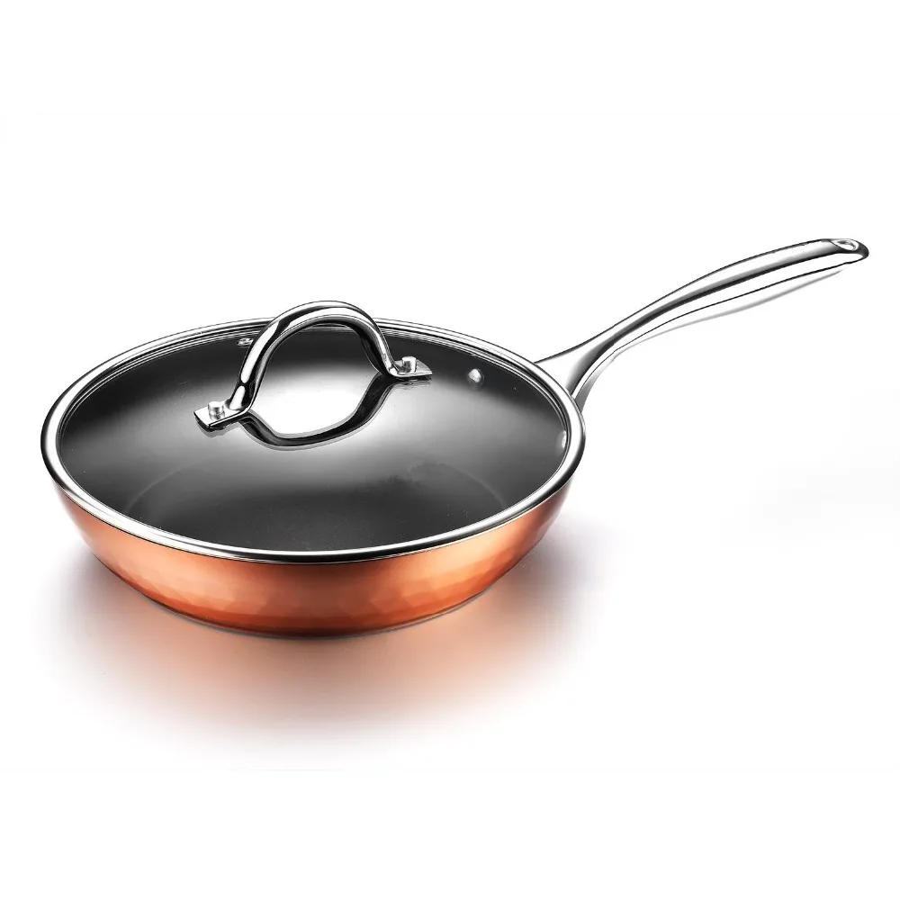 frying pan and saucepan made of aluminum