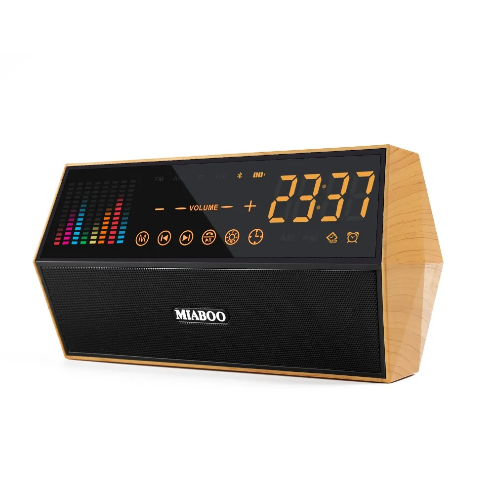 New Arrival 2018 Night Light LED USB FM Color Loudspeakers Portable Box Subwoofer Support TF Wireless Speaker - ANKUX.COM